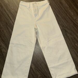 Universal Thread White Wide-Leg Jeans size 6